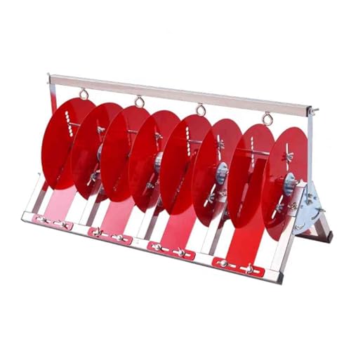 Estante For Carretes De Alambre, Soporte De Almacenamiento De Carrete Portátil Plegable, Dispensador De Rejilla De Alambre Para Múltiples Carretes, Herramienta Para Tirar De Cables Y Carretes De Tubos