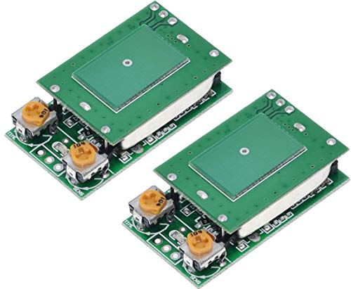 TECNOIOT 2pcs HFS-DC06 5.8GHz Microwave Radar Sensor Switch Module ISM Waveband 5V 5.8G