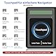 3-in-1 Bluetooth Nummernblock & Trackpad & Taschenrechner - Wireless Dual Bluetooth Nummernblöcke 23 Tasten, Kabelloses Touchpad & Numpad wiederaufladbarer, faltbarer für Laptop, Desktop, PC, Notebook