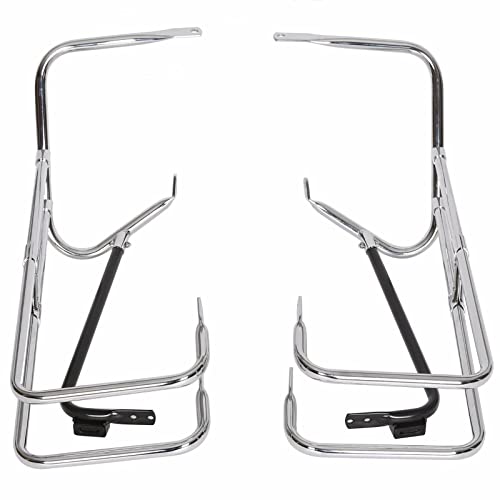 Soporte de protector para alforjas cromado compatible 1997-2008 miniatura 1