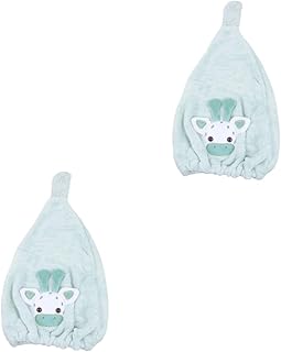 Beavorty 2 Peças Toalha De Cabelo Seco Toalha De Secagem Rápida Turbantes Para Mulheres Toalha De Microfibra Toalha De Microfibra Para Toucas De Banho De Cabelo Toalha De Cabelo De