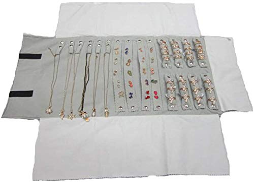 Portagioie da viaggio, sacchetto per gioielli, organizer per gioielli, borsa da viaggio per anelli, collane, orecchini, borsa portatile per orecchini