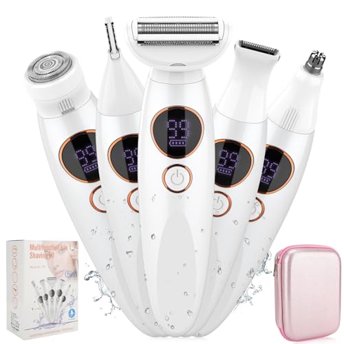 Tondeuse de bikini 5 en 1 rasage sans douleur peau sensible aisselles