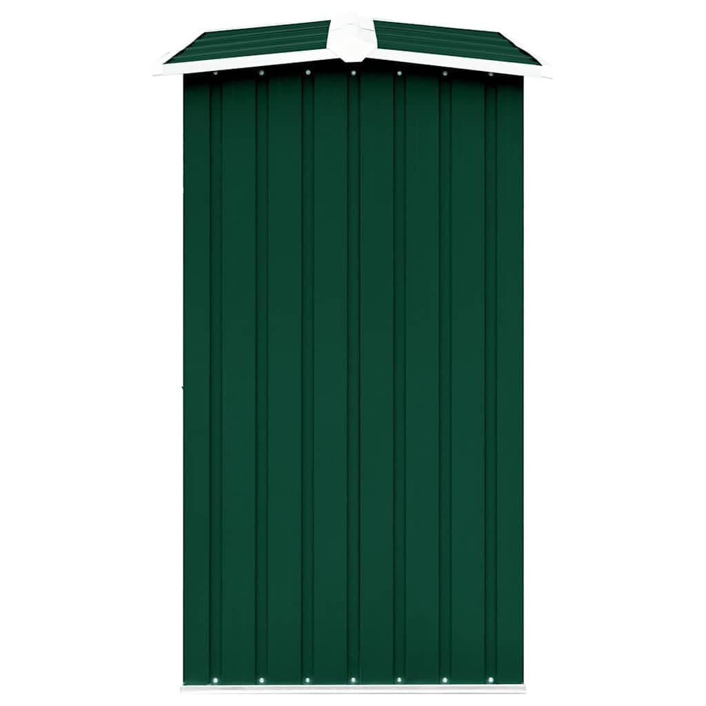 Range-bûches en acier galvanisé - 330 x 92 x 153 cm - Vert