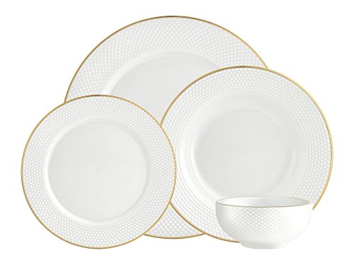 212 Main Pique Set Gold - 16 Piece