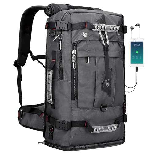 Image of WITZMAN Travel Backpack for Men Convertible Carry On Luggage Backpack fit 17 Inch Laptop for Airplane