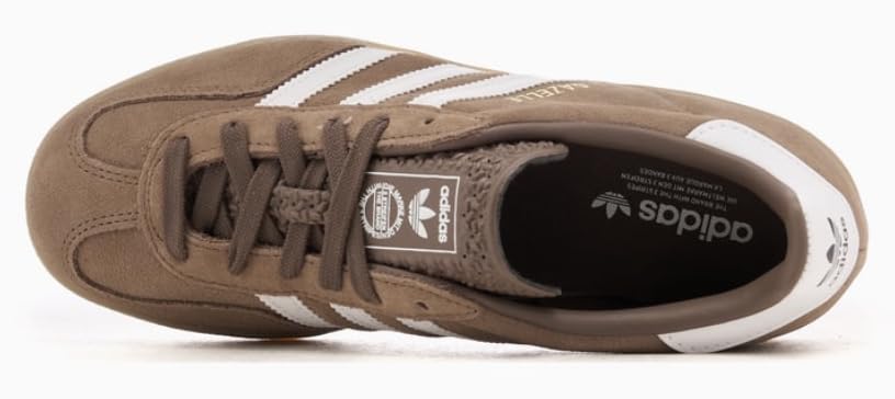 Adidas Originals Gazelle Indoor Mens Sneaker (Earth Strata White Gold Metallic, 7.5)2