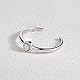 CHIC & ARTSY Zehenringe 925 Sterling Silber Erstellt Opal Zehenringe für Frauen Opal Offene Zehenringe Einstellbare Manschette Zehenringe Strand Zehenfinger Ringe