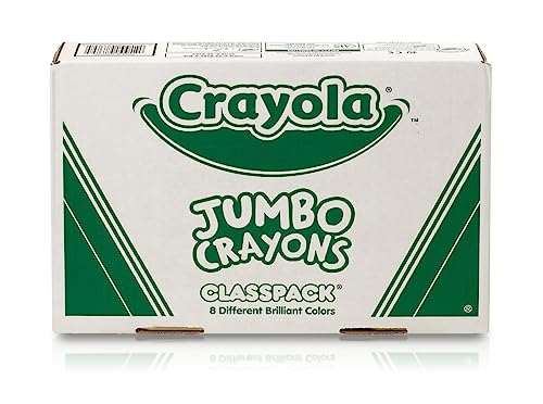 Crayola Jumbo-Sized Crayons Classroom Pack - Set of 200 - Assorted Colors