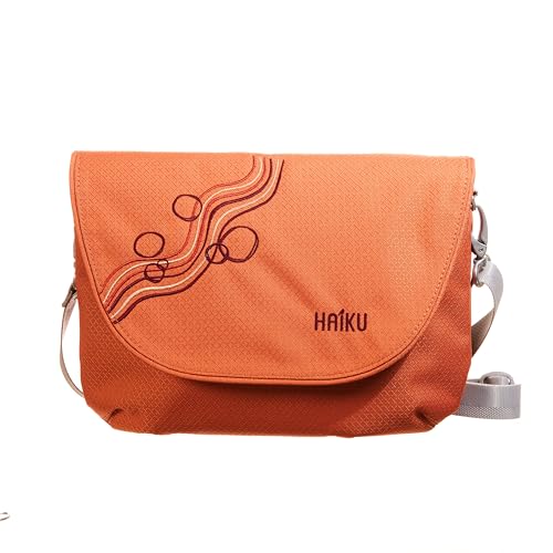 HAIKU Bliss Eco-Friendly RFID Blocking Travel Crossbody Saddle Bag, Rustic Clay