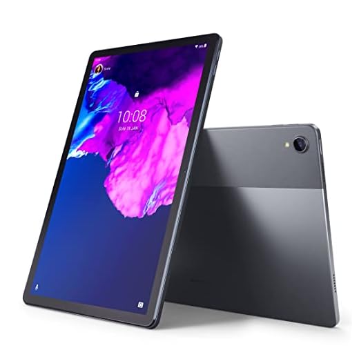 Lenovo Tab P11 - Tablette Tactile 11'' 2K LCD (Processeur Qualcomm Snapdragon 662 8Coeurs, 6 Go de RAM, UFS 128 Go, Qualcomm Adreno 610 GPU, Android 10, 4G LTE, WiFi+Bluetooth) - Gris foncé