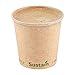 Restaurantware-Sustain 4 Ounce BPI-Certified Hot Cups, 50 Single Wall Coffee Cups - Lids Sold Separately, Leakproof PLA Coating, Compostable Kraft Paper Cups, For Hot Or Cold Drinks 2