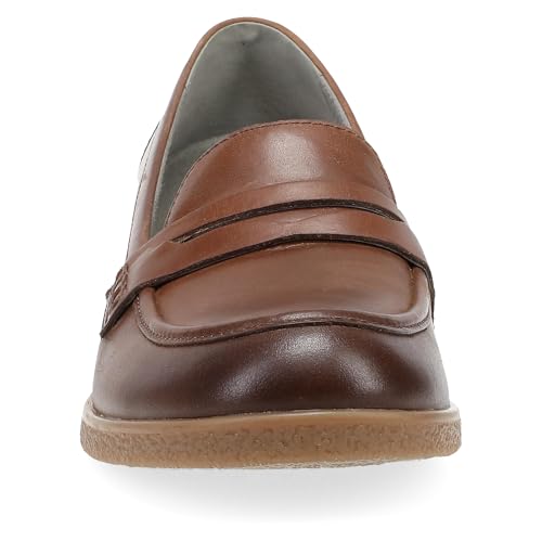 Image of Dansko Danica Heeled Loafer for Women - Waterproof Leather with Rubber Outsole and Leather Stacked Heel for Long-Lasting Style in Any Weather