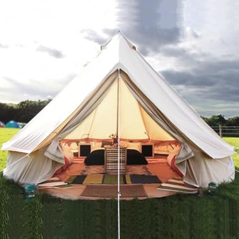 Pyramid Round Bell Tent for Family Camping Cover