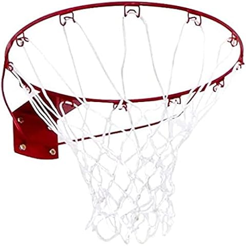 Sure Shot Unisex Sure Shot Ring + Net 211 Home Court Basketball Hoop, Red White, Official Size UK Cover