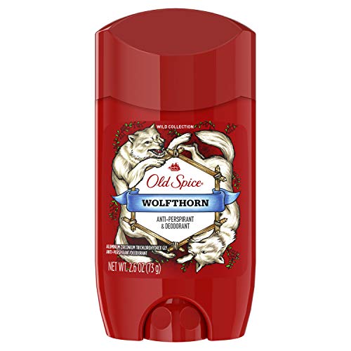 Old Spice Anti-Perspirant 2.6 Ounce Wolfthorn Solid (76ml) (3 Pack)