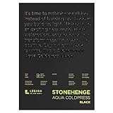 Stonehenge Aqua Black Pad, 140lb, Coldpress, 5 x 7 Inches, 15 Sheets