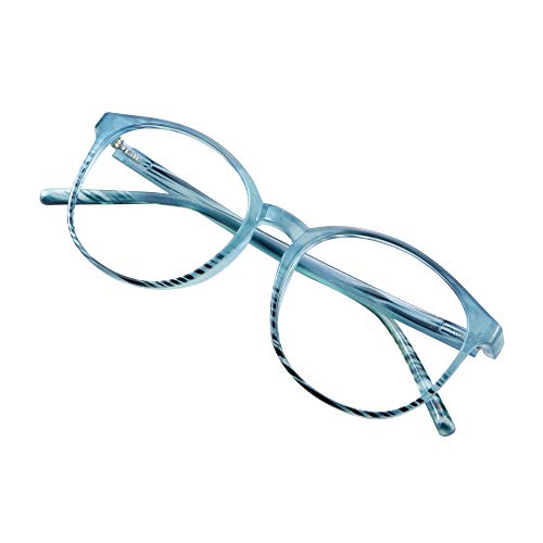 Image of VisionGlobal Blue Light Blocking Glasses, Lightweight Oval Frame, Computer Glasses for Gaming, Office, TV