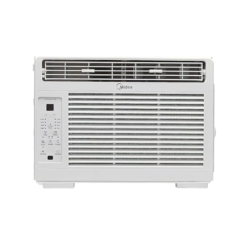 La Mejor Selección de Clima de Ventana Mirage los 5 mejores. 42 MIDEA Aire Acondicionado de ventana 5,000 BTU con control remoto ComfortSense, hasta 150 pies cuadrados | MAW05R1WWT (Reacondicionado)