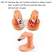 UCLEVER 10pcs Practice Manicure Fingers with False Nails Training Fingers for Acrylic, Gel and Nail Art