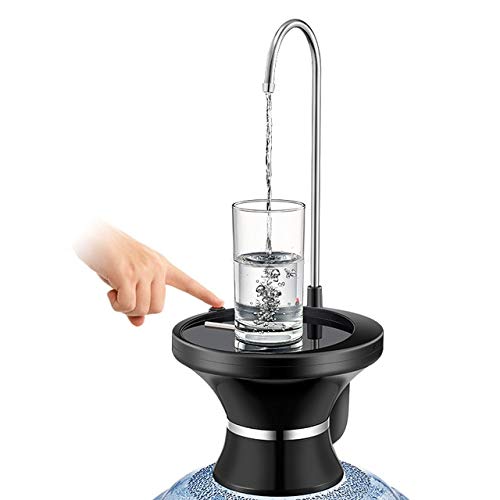 AFGVY Electric Pump For Water Bottled Drinking Water Dispenser Blue Hand Pump Bottled Water Usb Rechargeable Kitchen Tool Tableware China P27black