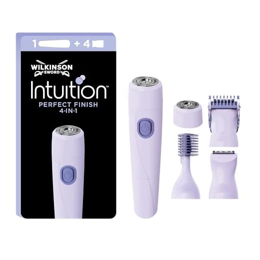 Wilkinson Sword 4in1 Perfect Finish Elektrischer Damen Trimmer Für Körper, Bikinizone, Gesichtshaare und Augenbrauen
