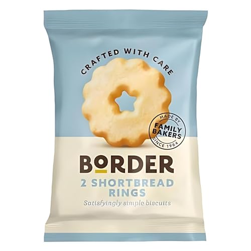 Borders Shortbread Buttery Shortbread Cookies - Great for Gifting Pack of 40 with Friends & Family