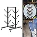 SM SunniMix Skateboard Rack Display Rack on Wheels 3 Tiers Double Sided Skateboard Holder Snowboard Storage Rack for Garage Skate Shop