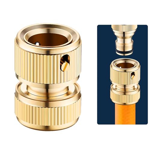 Image of 2Pcs Tap Connector, 1 /2 & 3 /4 Inch Pipe Connector for Tap, Garden Hose Quick Connectors, Faucet Washing G-u-n Barrel Accessories, Suitable for Garden, Bathroom, Kitchen, Outdoor (2-in-1)