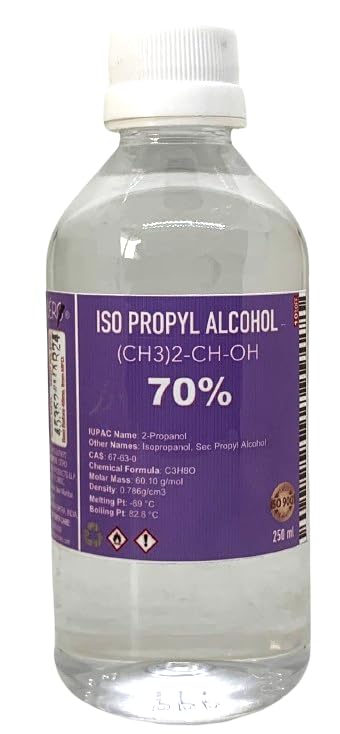 CERO ® ISOPROPYL ALCOHOL 70% Pure [(CH3)2-CH-OH] CAS: 67-63-0 (250ml) (B0CYSP8M8M) Amazon Price History, Amazon Price Tracker