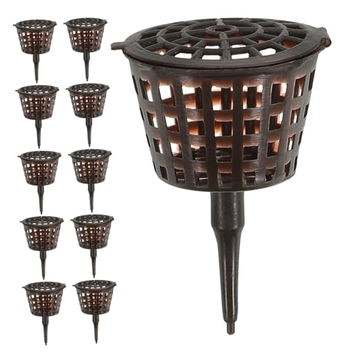 HIAKDOFT 20 pezzi Contenitore Fertilizzante con Plastica per Bonsai e Piante Piccole Concime Protettiva per Fertilizzante Granulare Colore S