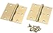 Square Corner Hinges (Set of 2) Size: 3.5" x 3.5"