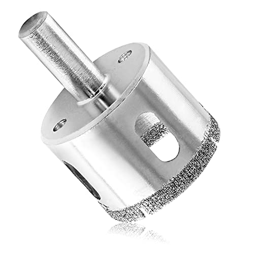 Image of Luomorgo 2Pcs 38mm /1 1 /2 inch Diamond Hole Saw | 1.1 inch Cutting Depth, Diamond Drill Bits, For Glass Ceramic Marble Porcelain Tile, For Granite Quartz Gemstone