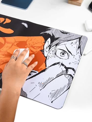 Image of Haikyuu Anime Desk Mat Extra Large (80cm x 30cm x 3-4mm), Wingless Printed Anime Anti-Slip Mouse Pad