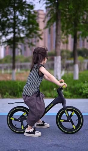 Image of Toddler Balance 12 inch Sport Bike - No Pedal Balance Bicycle for Kids 1 to 4 Years, Gift for Boys Girls, Mini Grips & Flat-Free Tires - Tool-Free Assembly & Adjustments Black Greay (Black)