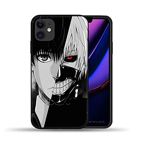 HandMadeViet Tokyo Ghoul Phone Case Kaneki Ken Ki for iPhone 11 12 Pro XS MAX XR X 7 8 6 Mini Plus SE 2021 Soft Silicone Phone Cover 41