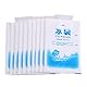 Gel Ice Pack Set 10 Stück Wiederverwendbare selbstdichtende Struktur Ice Packs Gel-Kühltaschen für Lebensmittel Gemüse Wein Medizinische industrielle Verwendung (200ml)