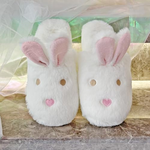 Cute Animal Slipper for women Cozy Memory Foam House Slippers Plush Fleece Lining Soft Comfy Non-Slip Sole Indoor Cat Dog Bunny Slippers4