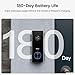 Doorbell Camera Wireless, aosu Battery-Powered Video Doorbell with Chime, 2K Resolution,Support local Storage,166° Ultra Wide Angle,180-Day Battery Life, AI Detection, Work with Alexa&Google Assistant