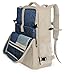 Hauptstadtkoffer blnbag M6 - Bordgepäck-Rucksack 55x40x20 cm Travel Backpack Laptop-Fach, Flugzeug Reiserucksack robust, Cabin Bag max. 44 L, Reisen, Champagner