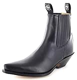  Sendra Boots Unisex Cowboy Stiefel 1692 Negro Lederstiefelette Westernstiefelette Schwarz 39 EU