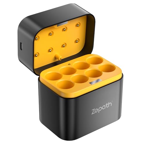 AA Battery Charger,8 Bays Individual Charger for 1.5V...