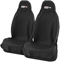 Upgrade4cars 2 wasserdichte Autositzschoner | Auto-Sitzauflage für Sport Arbeit Werkstatt usw. | Autositzbezüge Vordersitze Universal | Schonbezug Fahrersitz