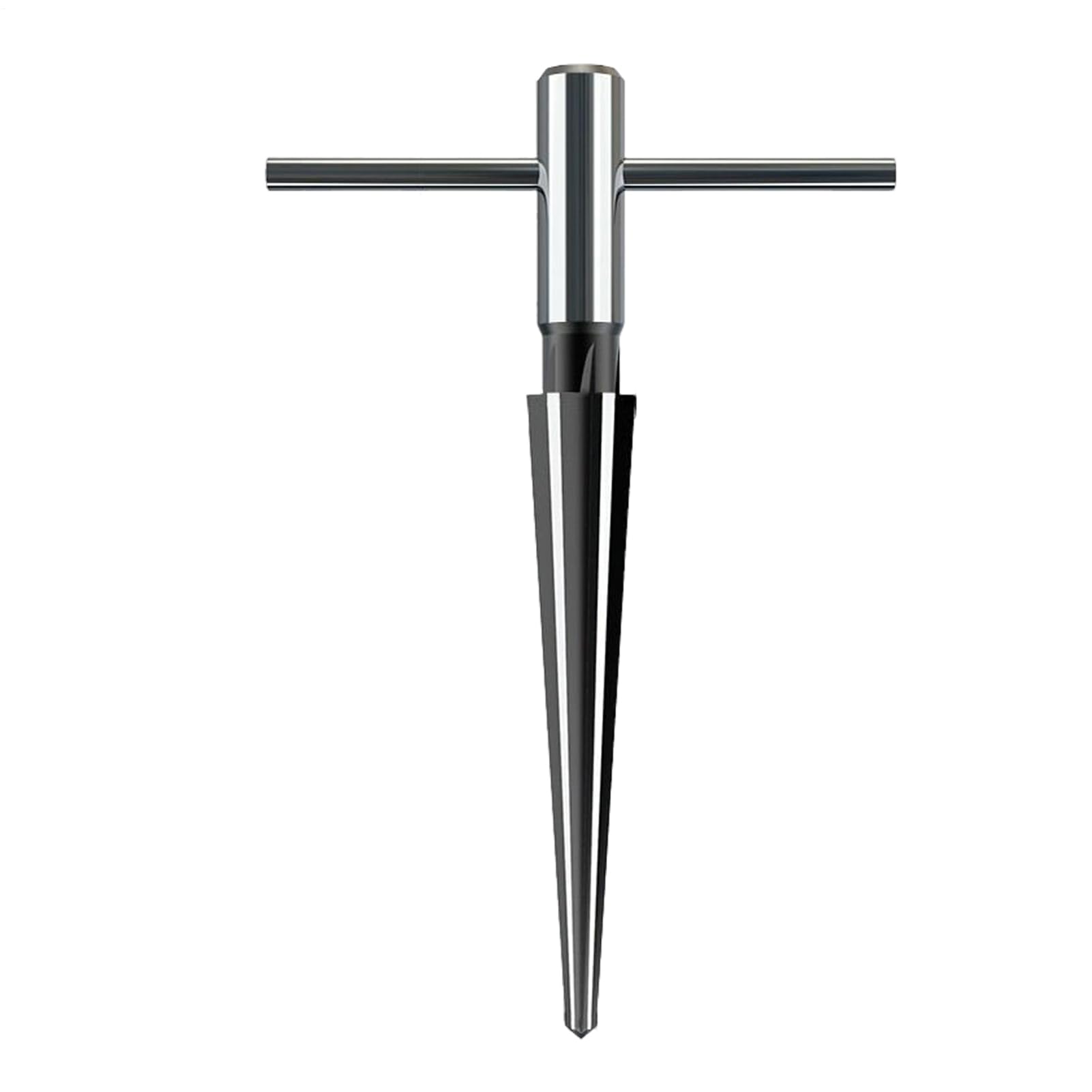 T Handle Tapered Reamer, Wood Hole Reamer, Precision Tapered Hand Reamer, Tapered Reamer for Metal, Hole Reaming Tool, Woodworking Hole Repair Tool, Precision Reaming Tool, Metal Hole Reamer