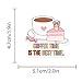 Funny Coffee Waterproof Stickers for Water Bottles, Cups, 50PCS Pink Like Coffee Aesthetic Stickers for Laptop Scrapbook, Cute Coffee Beans Decals, Iced Co-ffee Sticker, Party Supplies (A)