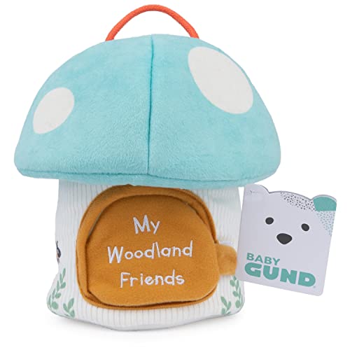 Image of Baby GUND Play Soft My Woodland Friends 5-Piece Plush Playset with Rattle, Squeaker & Crinkle Plush Toys, Sensory Toy for Babies & Newborns, 7.5 inch