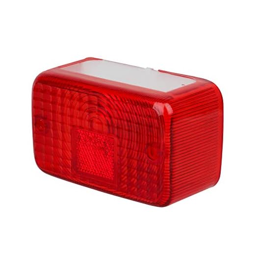 NTHREEAUTO ATV Tail Light Lens Cover Rear Taillights Lenses Compatible with Yamaha Big Bear Kodiak Timberwolf Blaster Warrior