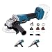 Produktbild KATSU FIT-BAT 21V Akku Winkelschleifer Brushless 115mm 125mm bürstenlosem Motor mit Oszillierenden Multi-Tool-Adapter Zubehör zum Schleifen, Polieren, ohne Akku