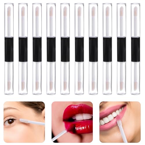 Brillo de Labios de Plástico Recargables Envases Vacíos de 4 Ml con Tapón 7