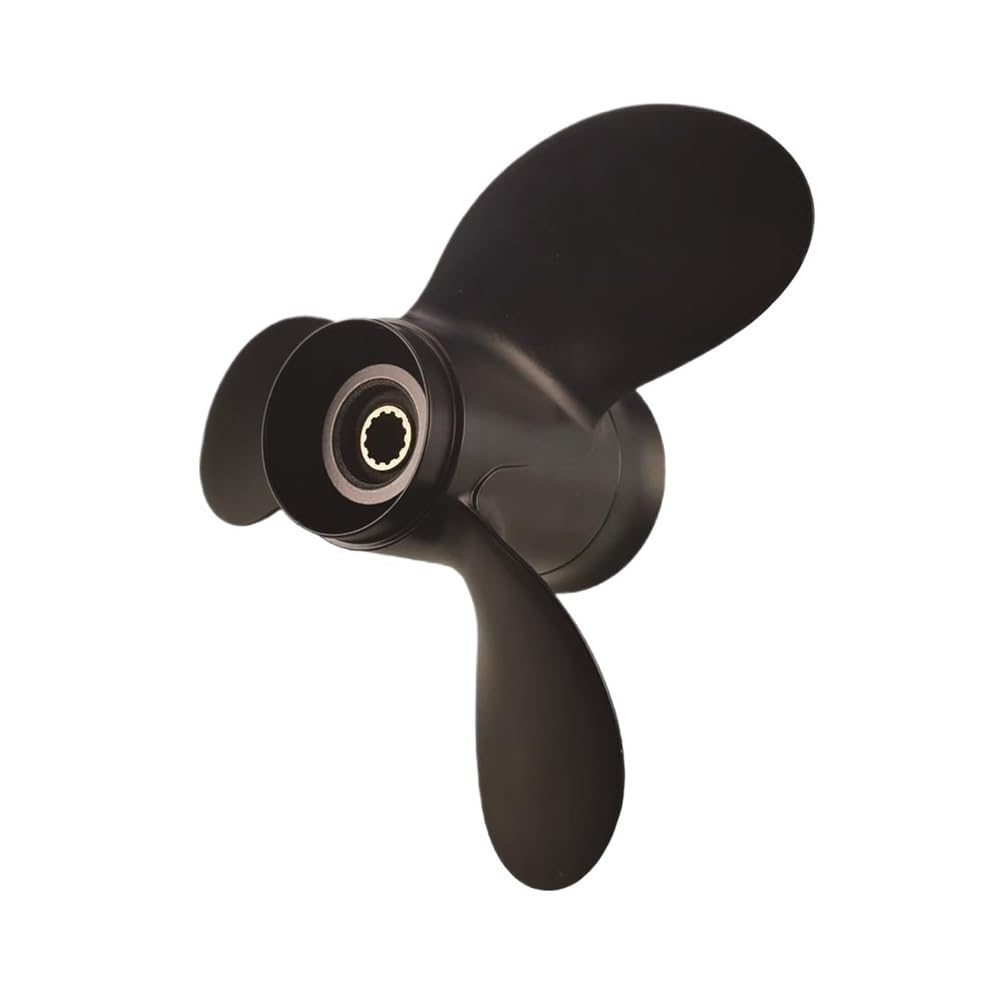 Hélice hors-bord 8,5 x 7 en aluminium, pièce moteur de bateau 12 dents pour motorisation 8-9,8 CV